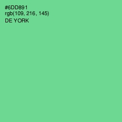 #6DD891 - De York Color Image