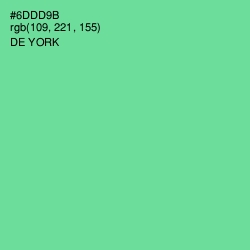 #6DDD9B - De York Color Image