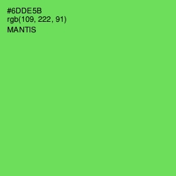 #6DDE5B - Mantis Color Image