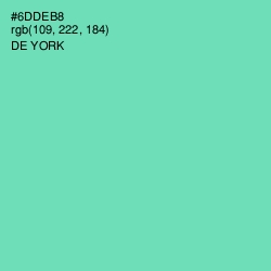 #6DDEB8 - De York Color Image