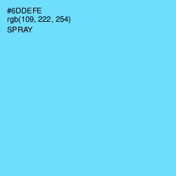 #6DDEFE - Spray Color Image