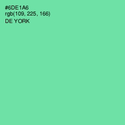 #6DE1A6 - De York Color Image