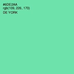 #6DE2AA - De York Color Image