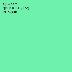#6DF1AC - De York Color Image