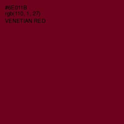 #6E011B - Venetian Red Color Image