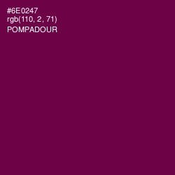 #6E0247 - Pompadour Color Image