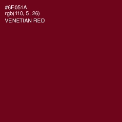 #6E051A - Venetian Red Color Image