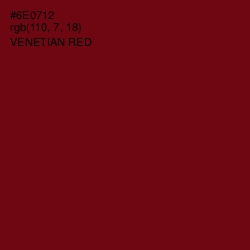 #6E0712 - Venetian Red Color Image