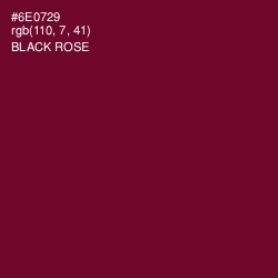#6E0729 - Black Rose Color Image