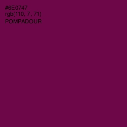 #6E0747 - Pompadour Color Image