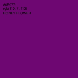 #6E0771 - Honey Flower Color Image