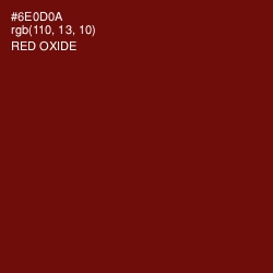 #6E0D0A - Red Oxide Color Image