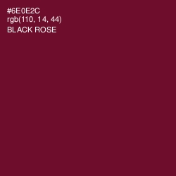 #6E0E2C - Black Rose Color Image