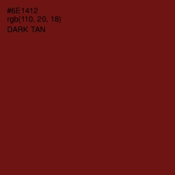 #6E1412 - Dark Tan Color Image