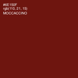 #6E150F - Moccaccino Color Image