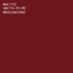 #6E171C - Moccaccino Color Image