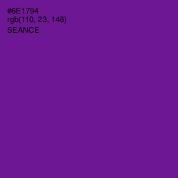 #6E1794 - Seance Color Image