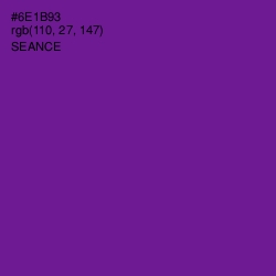 #6E1B93 - Seance Color Image