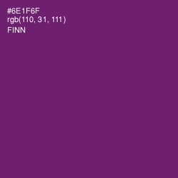 #6E1F6F - Finn Color Image