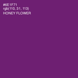 #6E1F71 - Honey Flower Color Image