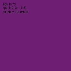 #6E1F73 - Honey Flower Color Image