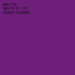 #6E1F79 - Honey Flower Color Image