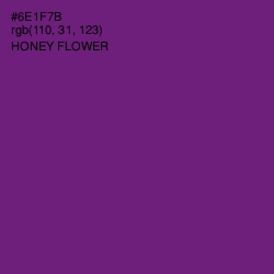 #6E1F7B - Honey Flower Color Image