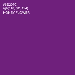 #6E207C - Honey Flower Color Image