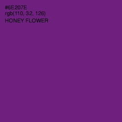 #6E207E - Honey Flower Color Image