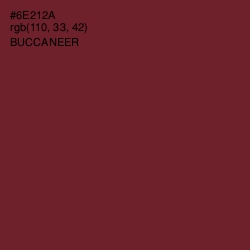 #6E212A - Buccaneer Color Image