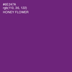 #6E247A - Honey Flower Color Image