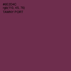 #6E2D4C - Tawny Port Color Image