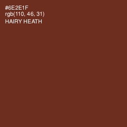 #6E2E1F - Hairy Heath Color Image