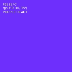 #6E2EFC - Purple Heart Color Image