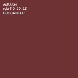 #6E3234 - Buccaneer Color Image