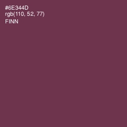 #6E344D - Finn Color Image