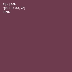 #6E3A4E - Finn Color Image