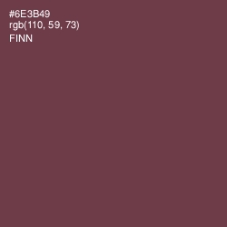 #6E3B49 - Finn Color Image