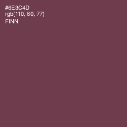 #6E3C4D - Finn Color Image