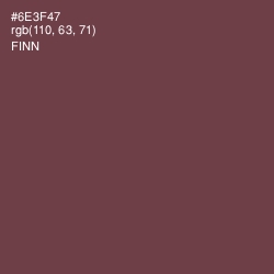 #6E3F47 - Finn Color Image