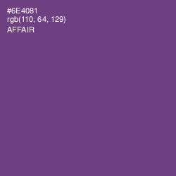 #6E4081 - Affair Color Image