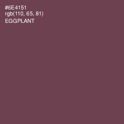 #6E4151 - Eggplant Color Image