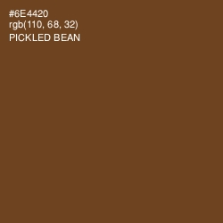 #6E4420 - Pickled Bean Color Image