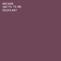 #6E4658 - Eggplant Color Image