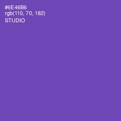 #6E46B6 - Studio Color Image