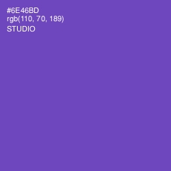 #6E46BD - Studio Color Image