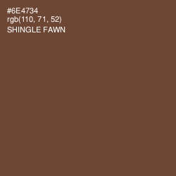#6E4734 - Shingle Fawn Color Image