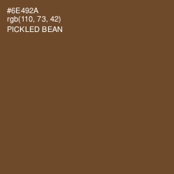 #6E492A - Pickled Bean Color Image
