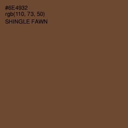 #6E4932 - Shingle Fawn Color Image