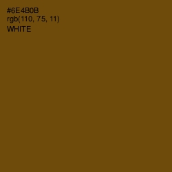 #6E4B0B - Cafe Royale Color Image